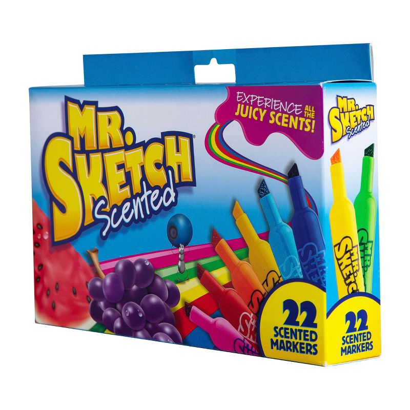 Mr. Sketch 22pk Scented Markers Chisel Tip, 3 of 10