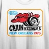 National Hot Rod Association NHRA, Car, Fastest Vehicles, Vintage, SPEED FOR ALL, Lobster with Wheels, Cajun National New Orleans 1976 on White Short - 2 of 3