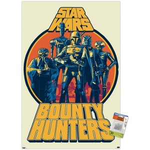 Trends International Star Wars: Bubble Gum Pop - Bounty Hunters Unframed Wall Poster Prints - 1 of 4