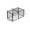 Indoor Large Dog Crate with Top Cover and Flexible Door Placement, Heavy Duty Pet Kennel for Living Room -3irtyhousy - 4 of 4