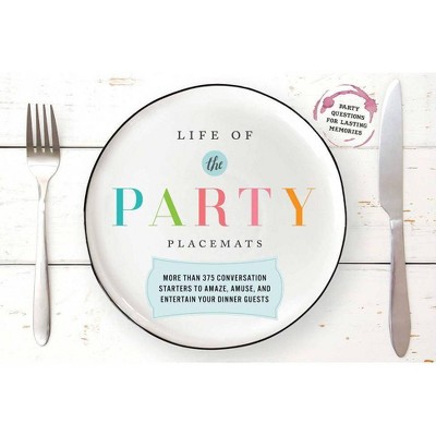 Life of the Party Placemats - by  Cider Mill Press (Hardcover)