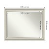 Amanti Art Sophia Beveled Framed Bathroom Vanity Wall Mirror - 3 of 4