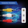 RCA 6 FT Audio/Video Composite Cable DVD/VCR/SAT Yellow/White/Red Connectors - image 3 of 3