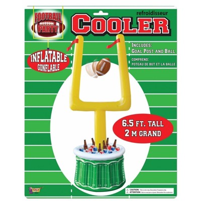 Birthday Express Football Inflatable Football Goal Post Cooler