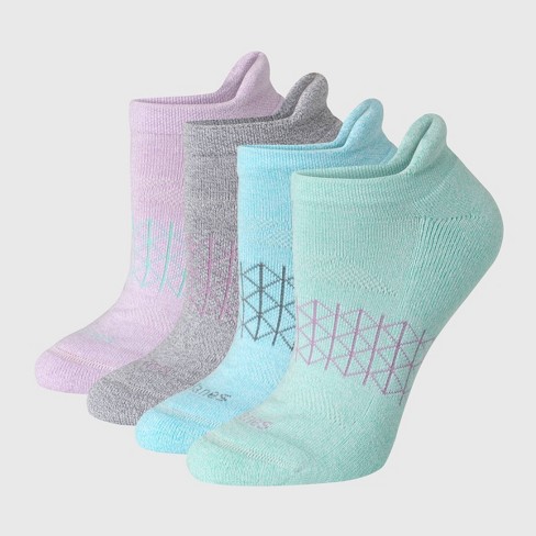 Hanes Premium Girls' 6pk Super Soft No Show Athletic Socks - Colors May  Vary M : Target