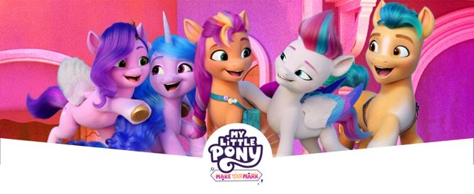  My Little Pony Toys: Make Your Mark Meet The Mane 5 Collection  Set, Gifts for Kids ( Exclusive) : Toys & Games