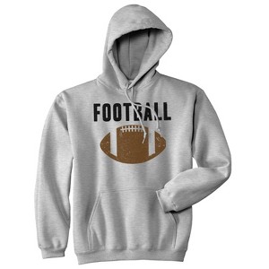 Vintage Football Sweater Cool Sports Funny Graphic Novelty Hoodie - Crazy Dog Hoodie - 1 of 4