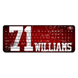NFL San Francisco 49ers Players Game Tactic Wireless USB Keyboard - 1 of 4
