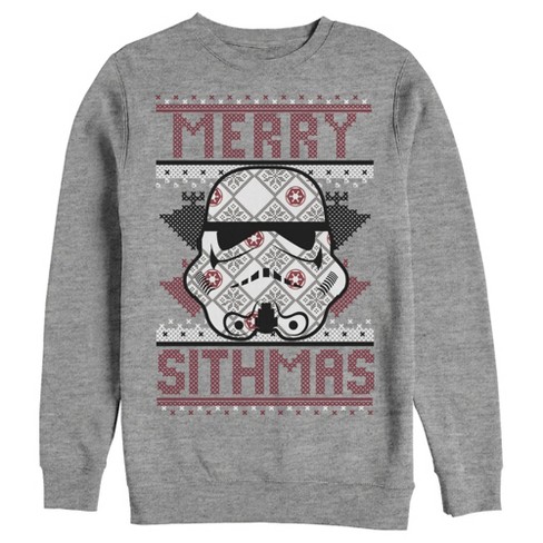 Men s Star Wars Christmas Merry Sithmas Sweatshirt Athletic