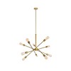 Elegant Lighting Axel 10 Lights Brass Pendant - 4 of 4
