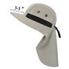 Tirrinia Wide Brim Sun Hat with Neck and Ear Flap, UV Sun Protection for Fishing Hiking Outdoor Camping Activities for Women Men - 2 of 4