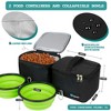 PetAmi Dog Travel Bag, Pet Supplies Organizer with Pockets, Food Container Collapsible Bowls, Gift Accessories Weekend Camping - 3 of 4