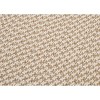 Colonial Mills Outdoor Houndstooth Tweed Braided Rug, Cuban Sand 3' square, Square Shape - 2 of 3