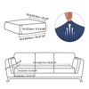 Unique Bargains Polyester Elastic Bottom Non-Slip Sofa Couch Cushion Cover 20"x20" - 2 of 4