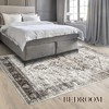 TROPOW Easy-Clean Stain-Resistant Carpet Distressed Rug - 3 of 4