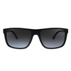 Emporio Armani EA 4033 5229 Unisex Square Polarized Sunglasses Rubber Black & Grey 56mm - 2 of 3