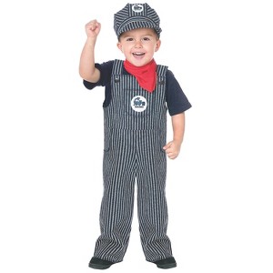 Fun World Toddler Boys' Train Engineer Costume - 1 of 2