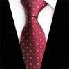 Anna-Kaci Men's Dot Pattern Tie Woven Formal Necktie for Business, Weddings & Daily Office Wear - 2 of 2