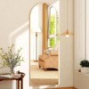 BEAUTYPEAK Full Length Arched Full Body Floor Mirror with stand - 2 of 4