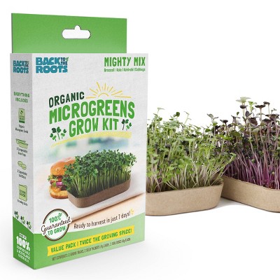 Back to the Roots 2pk Organic Microgreens Grow Kit Value Pack