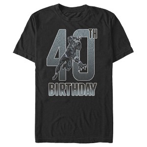 Men's Marvel Black Panther 40th Birthday T-Shirt - 1 of 4