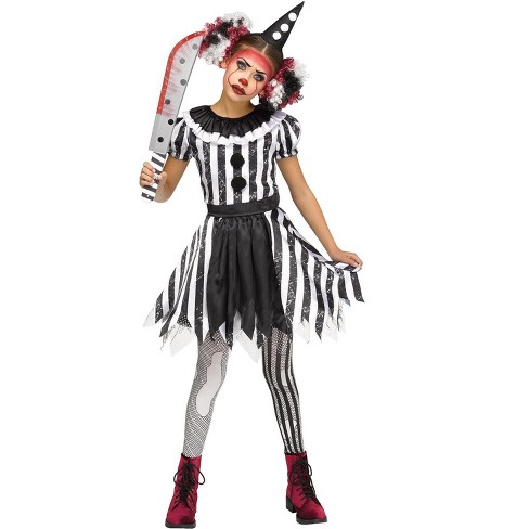 Fun World Haunted Harlequin Child Costume, Medium (8-10) : Target