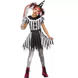 Fun World Haunted Harlequin Child Costume, X-Large (14-16)