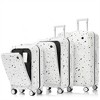 BEAFUP Hard Shell Carry on Luggage Set of 3, 20, 24, 28inch with USB Port and front opening with Cup Holder, ABS+PC with Spinner Wheels - 2 of 4
