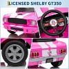 12V Ride on Licensed Shelby GT350, Battery Powered Ride on Toys for Toddlers with Remote Control, Ford Kids Electric Vehicle - 4 of 4