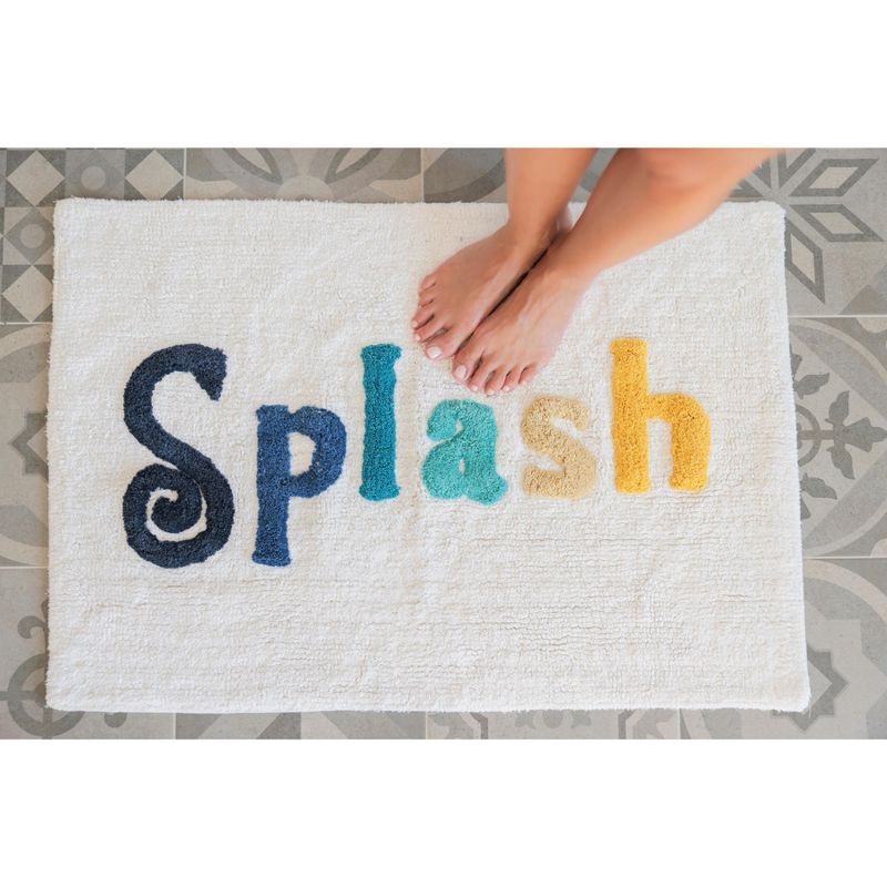 Shiraleah "Splash" Rectangle Bath Mat, 3 of 6