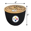 NFL Pittsburgh Steelers 3-Wick Script Circle Logo 16oz Ceramic Bowl Candle: Vanilla & Musk - 3 of 3