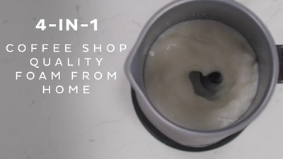 Instant 4-in-1 Milk Frother + Steamer - Black : Target