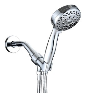 Okak Handheld Shower Head with Hose, High Pressure Shower Heads with Medical Silicone Nozzles, Detachable Shower Head for Bathroom - 1 of 4