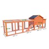 Akoasm 111.5 Inch Large Wooden Easy Clean Chicken Coop With Anti-Water UV Panel Nesting Box Outdoor - 2 of 4