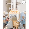 DOMETOUR 1Pc Door Catch Magnetic Door Stopper, Door Holder for Wall/Floor Mount, Keeps Door Open, Silver - 3 of 4