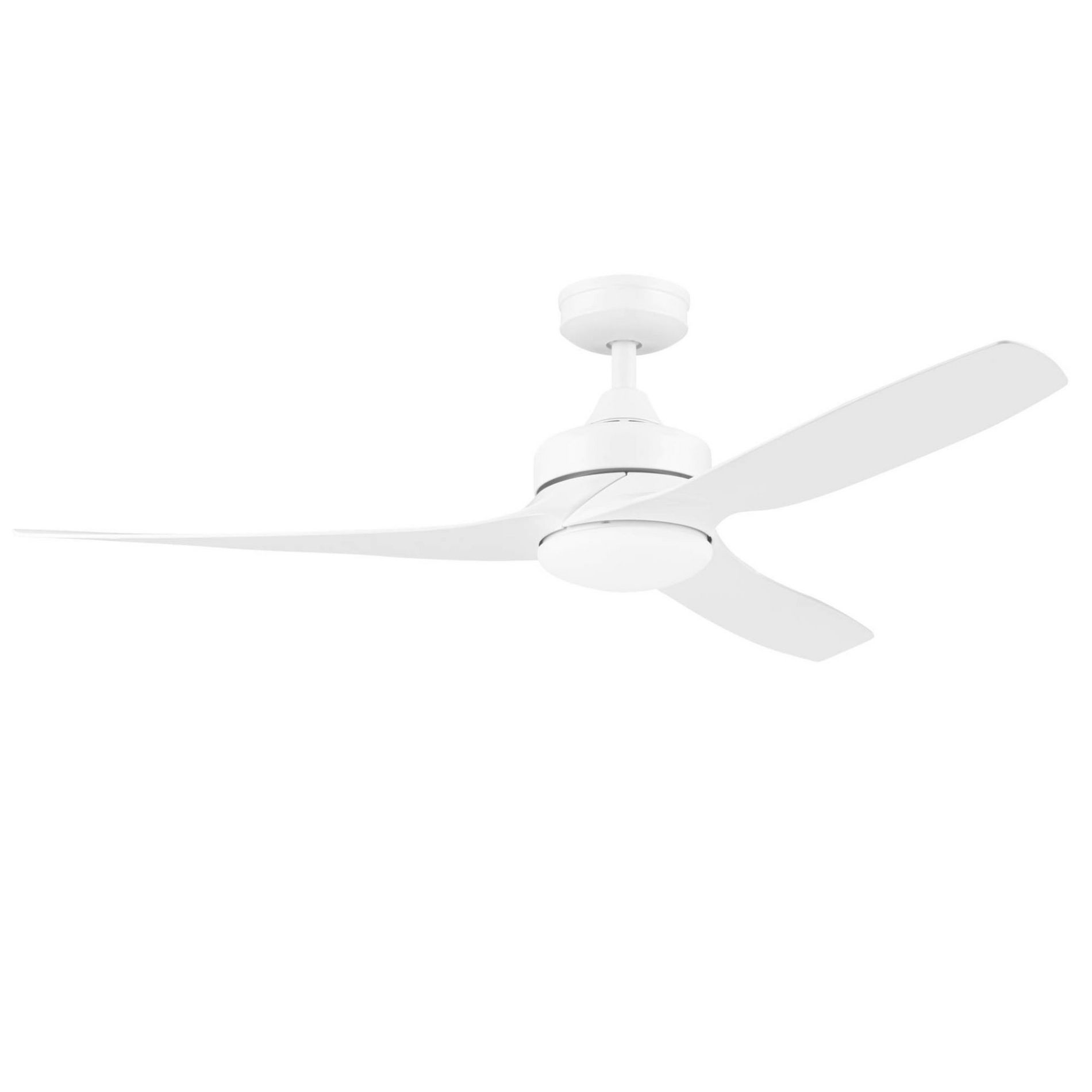 Honeywell Lynton 52" Dual Mount Indoor Ceiling Fan w/ LED Light & Remote, White