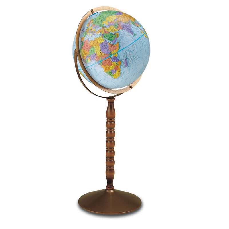 Replogle Globes Treasury Floor Model Globe, 12", 1 of 2