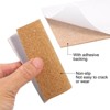Unique Bargains Thickened Cork Self-Adhesive Kitchen Coasters for Tableware - 4 of 4