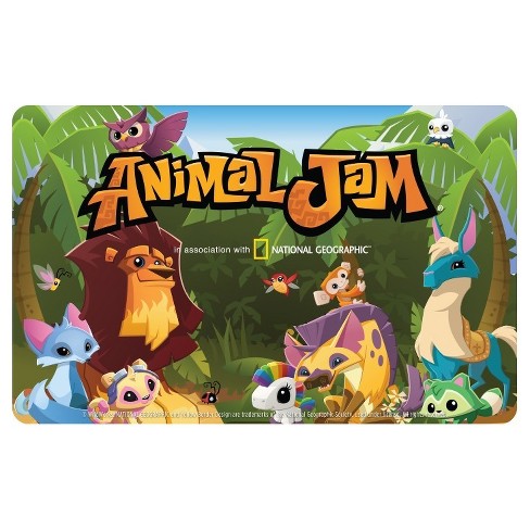 Animal jam 1 month membership gift card