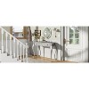 TOBILI Makeup Vanity Desk with Oval Mirror, 3-Drawer Dressing Table for Jewelry Storage, Elegant Console Table for Living Room & Bedroom,Silver - 4 of 4