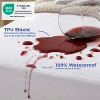 Waterproof Mattress Encasement 2-Pack, Zippered Mattress Protector, Breathable Noiseless Hypoallergenic Bed Bug Proof Full Protection Mattress Cover - 4 of 4
