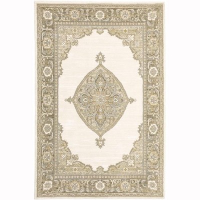 Oriental Weavers Andorra 7939D Beige/ Tan Indoor Area Rug - 2'3" x 8'