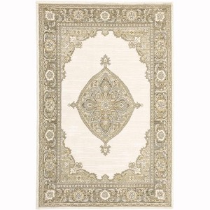 Oriental Weavers Andorra 7939D Beige/ Tan Indoor Area Rug - 2'3" x 8' - 1 of 2