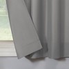 Martine Microfiber Semi Sheer Rod Pocket Kitchen Curtain Valance and Tiers Set - No. 918 - image 3 of 4