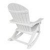 WestinTrends Outdoor Patio All-weather Adirondack Rocking Chair - 4 of 4