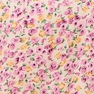 pink yellow floral print