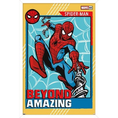 Trends International Marvel Comics - Spider-Man: Beyond Amazing - Card Framed Wall Poster Prints