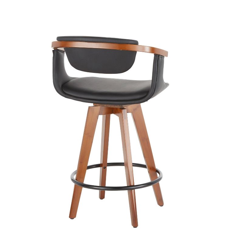 Oracle Mid-Century Modern Counter Height Barstool - LumiSource, 4 of 12