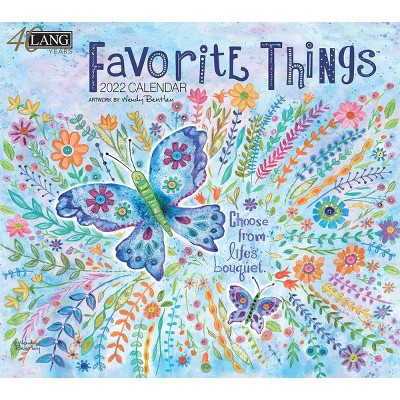 2022 Wall Calendar 12 Month 13.4"x24" Favorite Things - Lang