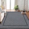 Rugs for Living Room Border Area Rug Non Slip Durable Floor Washable Carpet for High Traffic Areas Indoor Rug for Kitchen Kids Playroom - 3 of 4